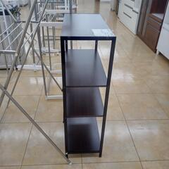 ★ジモティ割あり★  フリーラック ダークブラウン H95.5×D28×W62 クリーニング済み OJ8020の画像