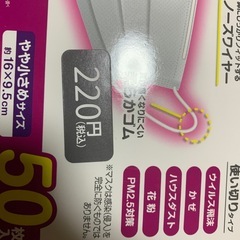 新品未使用品
やや小さめマスク