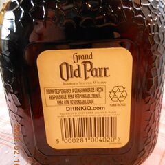 grand old parr 12年 1000ml 40% 1L グランド オールドパー　１Ｌビンでかなりお得ですの画像