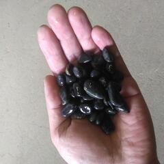 那智石 黒 20kg 玉砂利 化粧砂利
