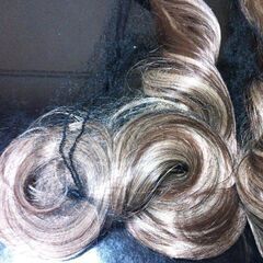 ポニーテールヘアウィッグ 2個の画像