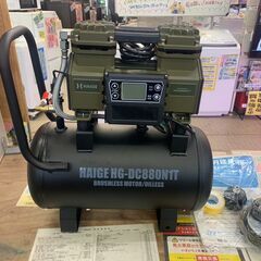 未使用 HAIGE エアコンプレッサー HG-DC880N1T