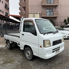 サンバートラック4WD🌟5MT車🌟パワステ🌟エアコン⭐️検無し、...