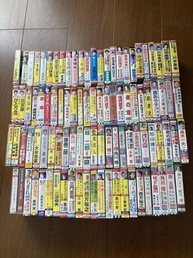 演歌 カラオケ カセットテープ 208本 セット 鳥羽一郎 北島三郎 五木ひろし 川中美幸 カラオケレッスン等