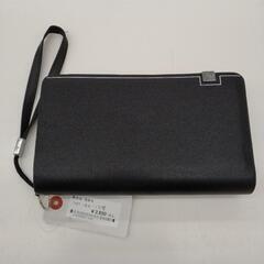 新古品 長財布 黒 ※ファスナーつまみひとつ欠損 TJ10219