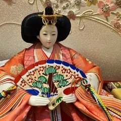 雛人形セット✨コンパクトで場所をとりません。の画像
