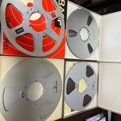 10インチ音楽テープ&空リール
