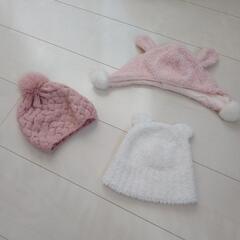 耳付きニット帽3点セット