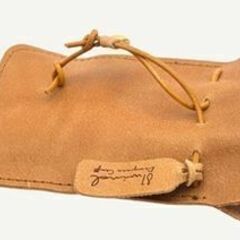 新品【81wind 革巾着袋ｰ牛床革】北欧スタイルの画像