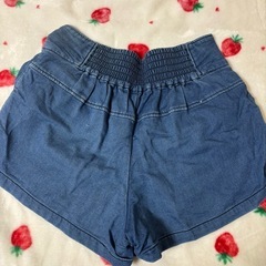 デニムショートパンツの画像