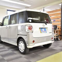 【オリジナル信用回復ローン対応可　最短納車１０日】R2年式ダイハツムーヴキャンバスGメイクアップリミテッドSA3　ＥＴＣ　純正８インチＳＤナビ　スマートアシスト３　全周囲カメラ　両側パワースライドドア　ドライブレコーダー　ＬＥＤヘッドライト＆ＬＥＤフロントフォグ　オートエアコン　スマートキー　オートハイビームの画像