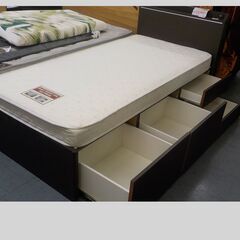 ID：572454　シングルベッド　収納付き　引出し場所変更可の画像