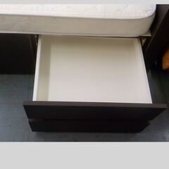 ID：572454　シングルベッド　収納付き　引出し場所変更可の画像