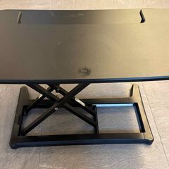 スタンディングデスク 高さ調整可能 ガス圧昇降 スタンドアップデスク 幅95cm 100-MR157BKの画像