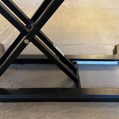 スタンディングデスク 高さ調整可能 ガス圧昇降 スタンドアップデスク 幅95cm 100-MR157BKの画像