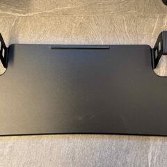 スタンディングデスク 高さ調整可能 ガス圧昇降 スタンドアップデスク 幅95cm 100-MR157BKの画像