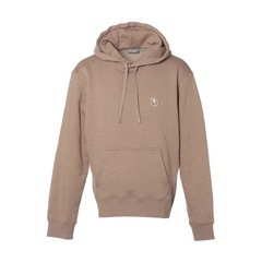 DIOR パーカー プルオーバー ベージュ ロゴワッペン カシミヤ混 メンズ Sの画像