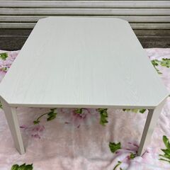 ニトリ★折り畳みテーブル★ホワイト★9060の画像