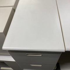 コクヨ 脇机 カギ有 サイドデスク 中古の画像