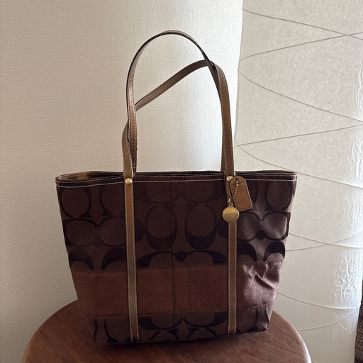 COACH ブラウン トートバッグ