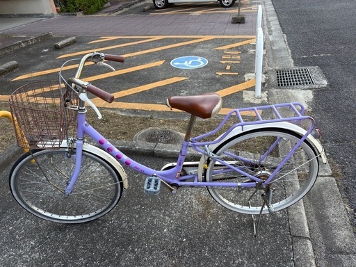 22インチ自転車パープル