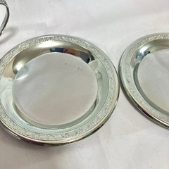 マーシャン Martian グラス5個セット　コスター/スプーン付き　銀　ホルダー付きの画像