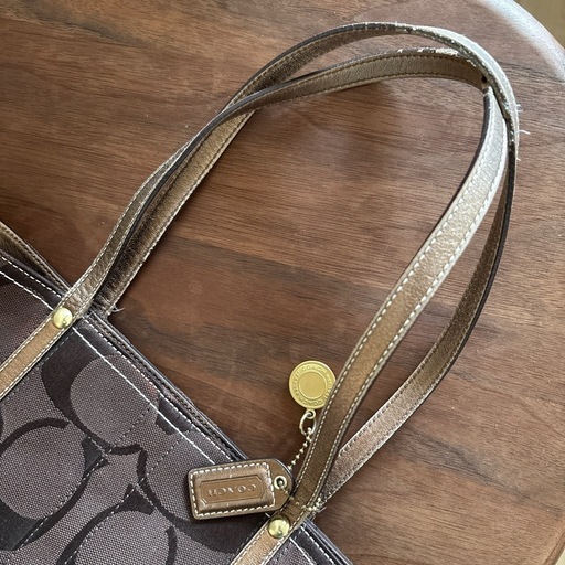 COACH ブラウン トートバッグ