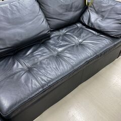 【ジモティ来店特価!!】ソファー　ブラック　J-250287の画像