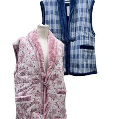 【レガストック川崎本店】だんらん倶楽部 裏ボア半纏 ベスト ペア