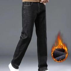 新品🉐36 裏起毛デニムストレッチジーンズの画像