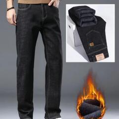 新品🉐36 裏起毛デニムストレッチジーンズの画像