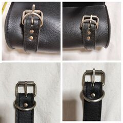 バイク　ツールバッグ　工具入れ　本革　レザー　汎用の画像