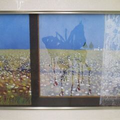 絵画 額縁 高原の朝 羽中田 美季の画像