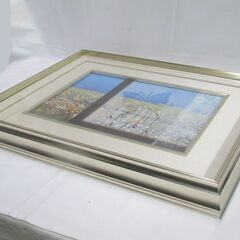 絵画 額縁 高原の朝 羽中田 美季の画像