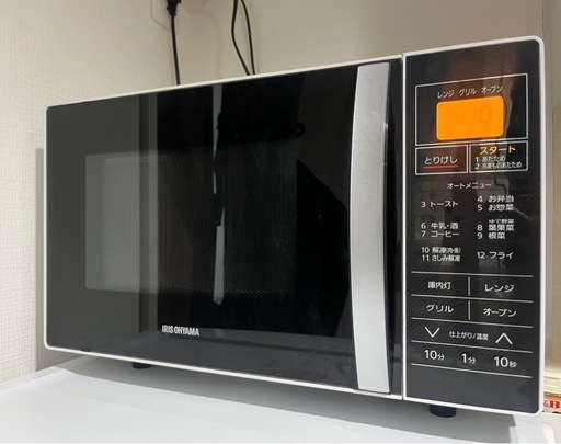 2019年製 アイリスオーヤマ オーブンレンジ 電子レンジ MO-T1601