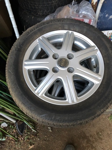 アルミホイルとタイヤ