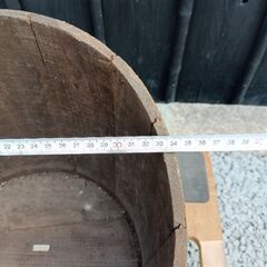 アンティーク バレルプランター 樽の画像