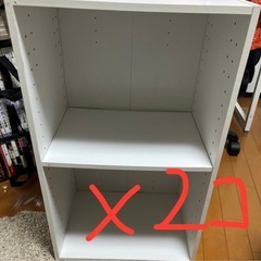 ニトリ カラーボックス　白の画像