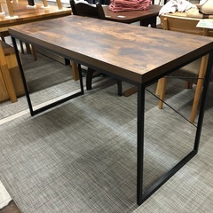 【ニトリ デスク(N ステイン 120 BR)】W120xD55...