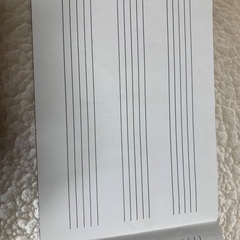 音楽ノートの画像
