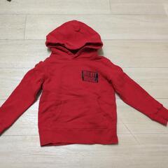 ユニクロUTミッキーマウスフードトレーナー＆Tシャツ120の画像