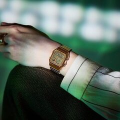 🍀【超美品】[カシオ] 腕時計 カシオクラシック 【国内正規品】A130WEG-9AJF メンズ ゴールドの画像