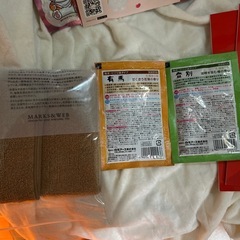 【未使用】雑貨(ノート、ハンカチ、シール、入浴剤)の画像