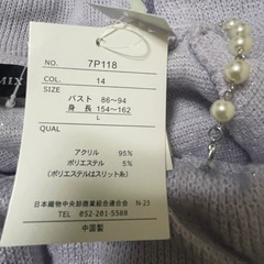 ラメ入り ニットの画像