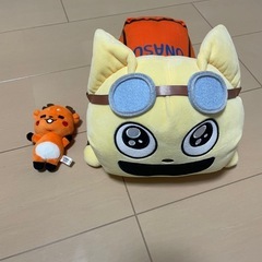 こてつくん しかまろくん ぬいぐるみセットの画像