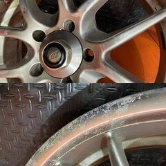 WORK マイスター S2R 社外ホイール 17インチ 4本 7J5HPCD100+47 プリウス レガシィ等　(VHD484)の画像