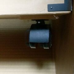 木製　キャスター付き　収納ケース