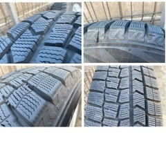 195/65R15スタッドレスタイヤ　アルミホイール付き4本の画像