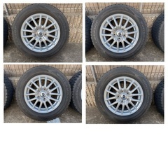 195/65R15スタッドレスタイヤ　アルミホイール付き4本