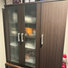 新生活　ニトリ　キャビネット　食器棚